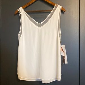 Black Tape_ Dressy 2 layer tank